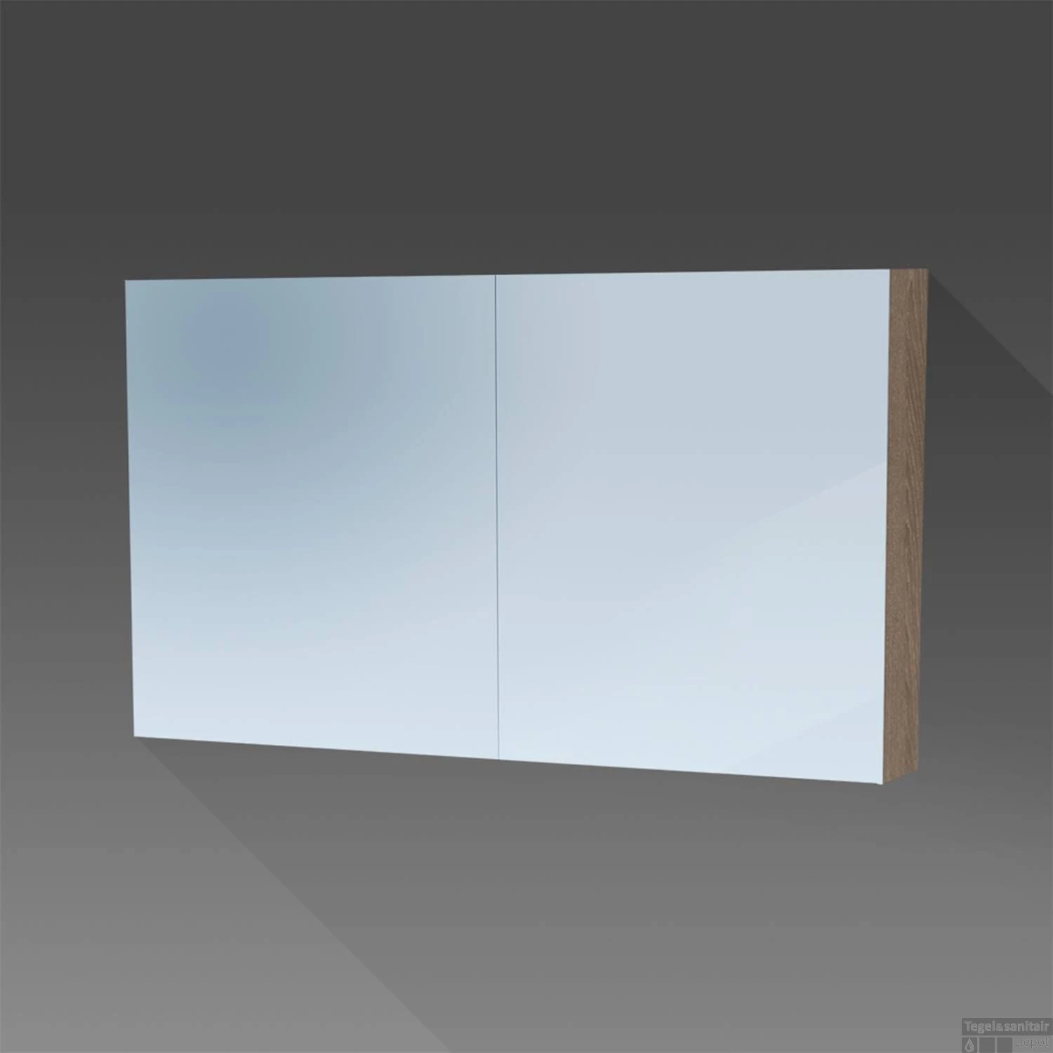 Spiegelkast Dual Exclusive Line 120cm Legno Viola 4 Spiegelkast Dual Exclusive Line 120cm Legno Viola - Afbeelding 2
