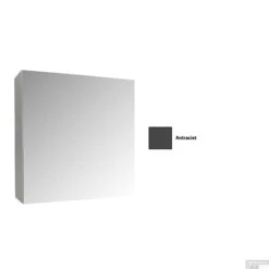Spiegelkast Sanicare Qlassics 60 Cm 1 Deur Antraciet -Sealkin Badkamermeubilair Winkel spiegelkast sanicare qlassics 60 cm 1 deur antraciet detail