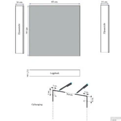 Spiegelkast Sanicare Qlassics 60 Cm 1 Deur Antraciet -Sealkin Badkamermeubilair Winkel spiegelkast sanicare qlassics 60 cm 1 deur antraciet tech
