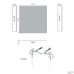 Spiegelkast Sanicare Qlassics 60 Cm 1 Deur Hoogglans Wit -Sealkin Badkamermeubilair Winkel spiegelkast sanicare qlassics 60 cm 1 deur hoogglans wit tech 7