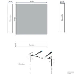 Spiegelkast Sanicare Qlassics 60 Cm 1 Deur Schots-Eiken -Sealkin Badkamermeubilair Winkel spiegelkast sanicare qlassics 60 cm 1 deur schots eiken tech 1