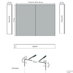 Spiegelkast Sanicare Qlassics 80 Cm 2 Deuren Antraciet 15 Spiegelkast Sanicare Qlassics 80 Cm 2 Deuren Antraciet -Sealkin Badkamermeubilair Winkel spiegelkast sanicare qlassics 80 cm 2 deuren antraciet tech