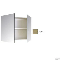 Spiegelkast Sanicare Qlassics 90 Cm 2 Deuren Grey-Wood -Sealkin Badkamermeubilair Winkel spiegelkast sanicare qlassics 90 cm 2 deuren grey wood detail1