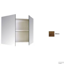 Spiegelkast Sanicare Qlassics 90 Cm 2 Spiegeldeuren Belluno Eiken -Sealkin Badkamermeubilair Winkel spiegelkast sanicare qlassics 90 cm 2 spiegeldeuren belluno eiken detail1