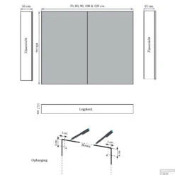Spiegelkast Sanicare Qlassics Ambiance 120 Cm 2 Deuren Grey-Wood 16 Spiegelkast Sanicare Qlassics Ambiance 120 Cm 2 Deuren Grey-Wood -Sealkin Badkamermeubilair Winkel spiegelkast sanicare qlassics ambiance 120 cm 2 deuren grey wood tech