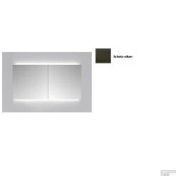 Spiegelkast Sanicare Qlassics Ambiance 120 Cm 2 Deuren Schots-Eiken 13 Spiegelkast Sanicare Qlassics Ambiance 120 Cm 2 Deuren Schots-Eiken -Sealkin Badkamermeubilair Winkel spiegelkast sanicare qlassics ambiance 120 cm 2 deuren schots eiken detail