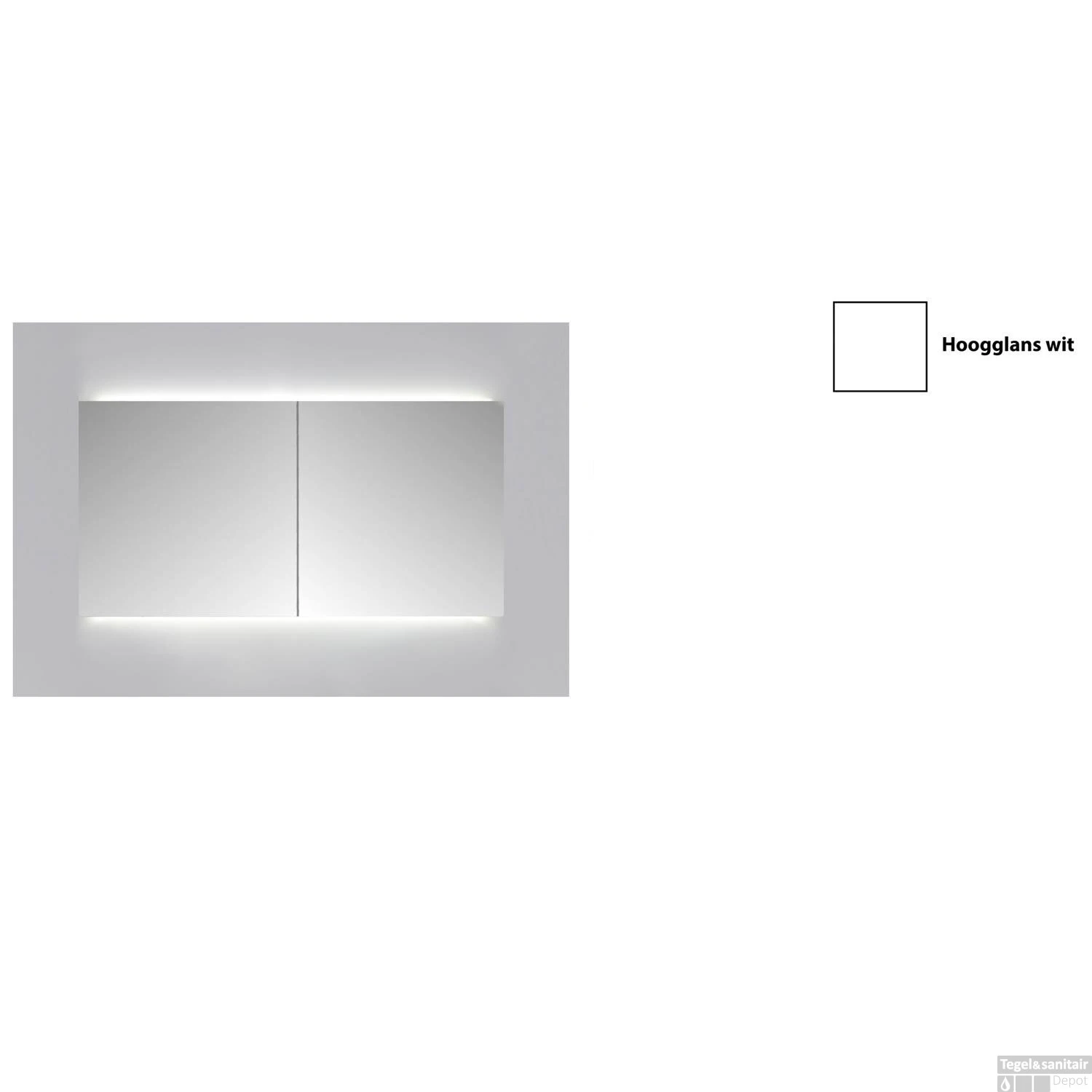 Spiegelkast Sanicare Qlassics Ambiance 70 Cm 2 Deuren Hoogglans Wit 5 Spiegelkast Sanicare Qlassics Ambiance 70 Cm 2 Deuren Hoogglans Wit - Afbeelding 3