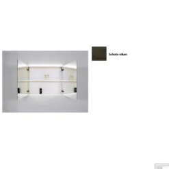Spiegelkast Sanicare Qlassics Ambiance 70 Cm 2 Deuren Schots-Eiken -Sealkin Badkamermeubilair Winkel spiegelkast sanicare qlassics ambiance 70 cm 2 deuren schots eiken detail2
