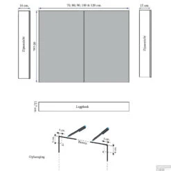 Spiegelkast Sanicare Qlassics Ambiance 70 Cm 2 Deuren Truffel 16 Spiegelkast Sanicare Qlassics Ambiance 70 Cm 2 Deuren Truffel -Sealkin Badkamermeubilair Winkel spiegelkast sanicare qlassics ambiance 70 cm 2 deuren truffel tech 1