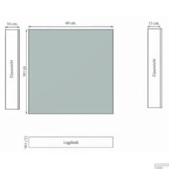 Spiegelkast Sanicare Qlassics Ambiance 80x60 Cm Met Dubbelzijdige Spiegeldeuren, LED Verlichting En Afstandsbediening Belluno Eiken -Sealkin Badkamermeubilair Winkel spiegelkast sanicare qlassics ambiance 80x60 cm belluno eiken tech