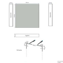 Spiegelkast Sanicare Qlassics Ambiance 60 Cm 1 Deur Hoogglans Wit -Sealkin Badkamermeubilair Winkel ssc29.41060qha shop