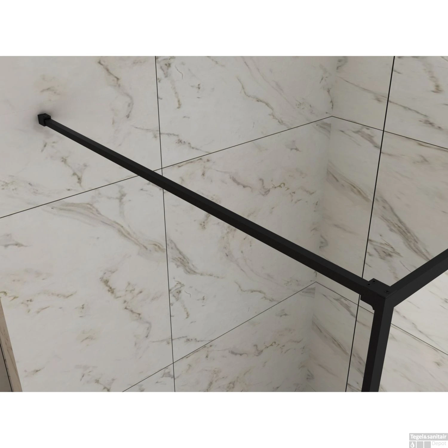 Stabilisatiestang Wiesbaden Square 120 Cm Compleet Mat Zwart 3 Stabilisatiestang Wiesbaden Square 120 Cm Compleet Mat Zwart