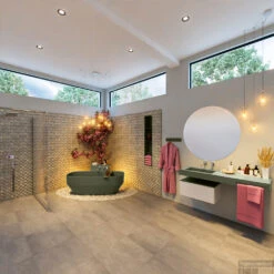 STONE Vrijstaand Bad 170x75cm Kleur Army / Army -Sealkin Badkamermeubilair Winkel stone 2 00023