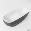 STONE Vrijstaand Bad 170x75cm Kleur Dark Grey / Talc