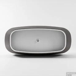 STONE Vrijstaand Bad 170x75cm Kleur Dark Grey / Talc -Sealkin Badkamermeubilair Winkel stone google 3 00009