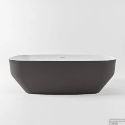 STONE Vrijstaand Bad 170x75cm Kleur Dark Grey / Talc -Sealkin Badkamermeubilair Winkel stone google 5 00009