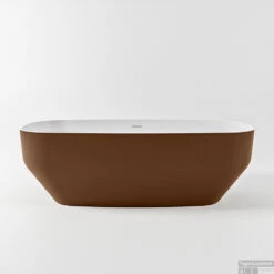 STONE Vrijstaand Bad 170x75cm Kleur Rust / Talc -Sealkin Badkamermeubilair Winkel stone google 5 00011