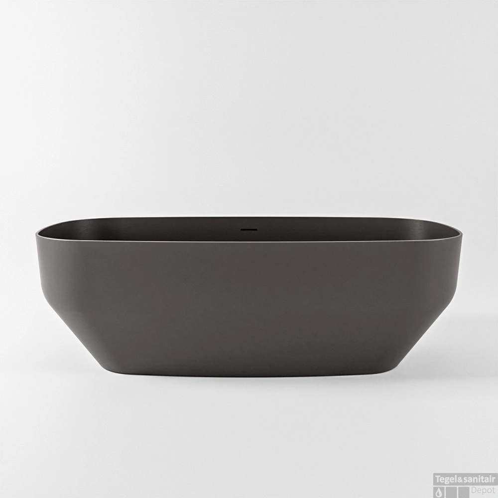 STONE Vrijstaand Bad 170x75cm Kleur Dark Grey / Dark Grey 12 STONE Vrijstaand Bad 170x75cm Kleur Dark Grey / Dark Grey - Afbeelding 10