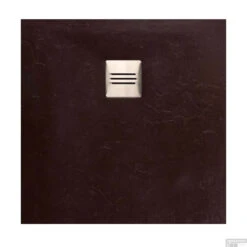 Composiet Douchebak Square (In Meerdere Maten, Kleuren En Structuren Beschikbaar) -Sealkin Badkamermeubilair Winkel stone slab chocolate square