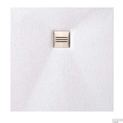 Composiet Douchebak Square (In Meerdere Maten, Kleuren En Structuren Beschikbaar) -Sealkin Badkamermeubilair Winkel stone slab wit square shop