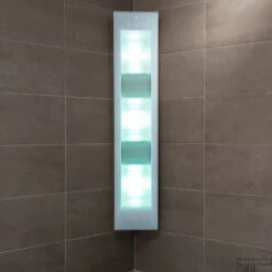 Sunshower Combi White UV En Infrarood Opbouwapparaat 29x144x22.8 Cm Aluminium Wit -Sealkin Badkamermeubilair Winkel sunshower combi white1 2