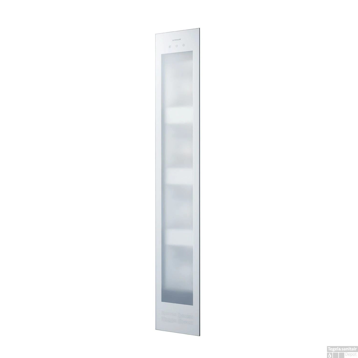 Sunshower Deluxe White UV En Infrarood Inbouwapparaat 32x187x16 Cm Aluminium Wit 5 Sunshower Deluxe White UV En Infrarood Inbouwapparaat 32x187x16 Cm Aluminium Wit - Afbeelding 3
