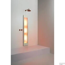 Sunshower One L Round Infrarood 185x33 Cm Inbouw - Opbouw Vlak Of Hoek Sand White -Sealkin Badkamermeubilair Winkel sunshower oneplus l sand inbouw ir geheel