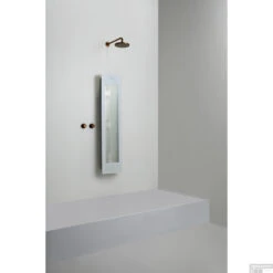 Sunshower One M Round Infrarood 140x33 Cm Inbouw - Opbouw Vlak Of Hoek White -Sealkin Badkamermeubilair Winkel sunshower oneplus m white opbouw uit geheel