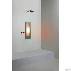 Sunshower Plus S Round Infrarood En UV-licht 95x33 Cm Inbouw - Opbouw Vlak Of Hoek Organic Grey -Sealkin Badkamermeubilair Winkel sunshower oneplus s organic grey inbouw ir geheel 2