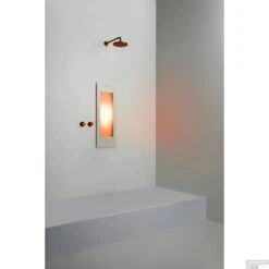 Sunshower One S Round Infrarood 95x33 Cm Inbouw - Opbouw Vlak Of Hoek Sand White -Sealkin Badkamermeubilair Winkel sunshower oneplus s sand white inbouw ir geheel