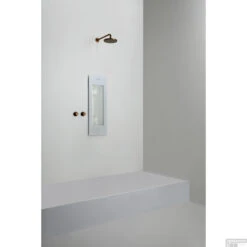 Sunshower One S Round Infrarood 95x33 Cm Inbouw - Opbouw Vlak Of Hoek White -Sealkin Badkamermeubilair Winkel sunshower oneplus s white inbouw uit geheel