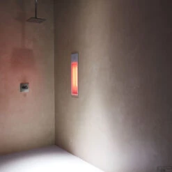 Sunshower Pure 2.0 White Infrarood Inbouwapparaat 19.9x61.9x10 Cm Half Body Pure White -Sealkin Badkamermeubilair Winkel sunshower pure 2.0 white infrarood inbouwapparaat 19.9x61.9x10 cm half body pure white 3