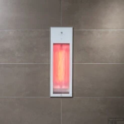 Sunshower Pure 2.0 White Infrarood Inbouwapparaat 19.9x61.9x10 Cm Half Body Pure White -Sealkin Badkamermeubilair Winkel sunshower pure 2.0 white infrarood inbouwapparaat 19.9x61.9x10 cm half body pure white 5