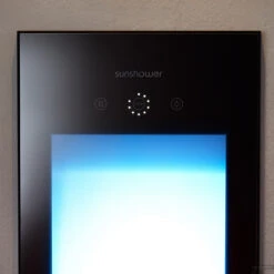 Sunshower Pure XL 2.0 Black Infrarood Inbouwapparaat 19.9x123.8x10 Cm Aluminium Zwart -Sealkin Badkamermeubilair Winkel sunshower uv black display