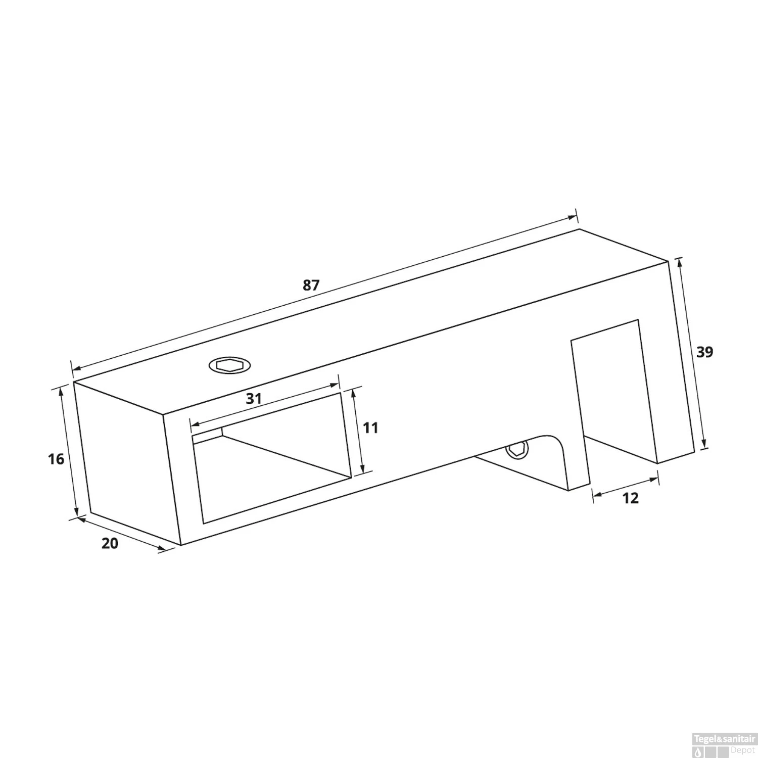 T-Koppelstuk Just Creating T.b.v. Stabilisatiestang Chroom 4 T-Koppelstuk Just Creating T.b.v. Stabilisatiestang Chroom - Afbeelding 2