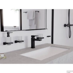 Tandenborstelhouder HansGrohe AddStoris Geborsteld Brons -Sealkin Badkamermeubilair Winkel tandenborstelhouder hansgrohe addstoris 2 1