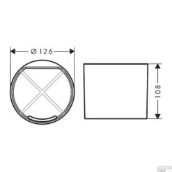 Tandenborstelhouder HansGrohe WallStoris Mat Wit -Sealkin Badkamermeubilair Winkel tandenborstelhouder hansgrohe wallstoris mat wit tech