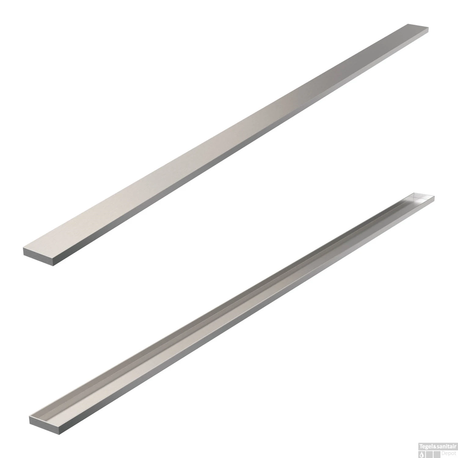 Tegelinlegrooster Brauer Chrome Edition Omkeerbaar Tbv Douchegoot STD/W/PS 140x7 Cm Inclusief Afstandhouders 3 Tegelinlegrooster Brauer Chrome Edition Omkeerbaar Tbv Douchegoot STD/W/PS 140x7 Cm Inclusief Afstandhouders