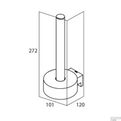 Reserve Toiletrolhouder Tiger Bold Muur Rond Mat Zwart -Sealkin Badkamermeubilair Winkel tgr287930746 reserve toiletrolhouder tiger bold muur rond mat zwart tech