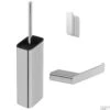 Toiletset Accessoires Geesa Shift Toiletborstel Met Houder - Toiletrolhouder Zonder Klep - Handdoekhaak - Chroom -Sealkin Badkamermeubilair Winkel tgr919900 02 115 shop