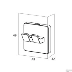 Tiger Dock Haak Groot Chroom -Sealkin Badkamermeubilair Winkel tiger dock haak groot chroom tech