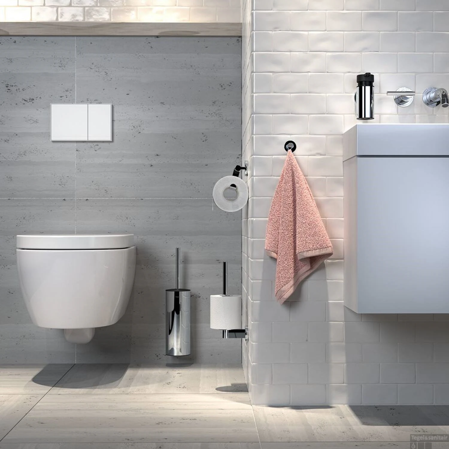 Tiger Noon Zeepdispenser Klein Wandmodel Chroom 12x9.5x5 Cm 5 Tiger Noon Zeepdispenser Klein Wandmodel Chroom 12x9.5x5 Cm - Afbeelding 3