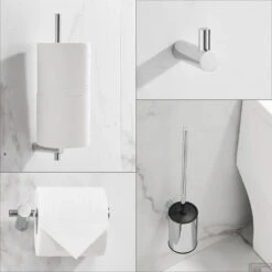 Toiletaccessoires Set Boss & Wessing Academy Chroom -Sealkin Badkamermeubilair Winkel toiletaccessoiresset boss wessing academy chroom 2