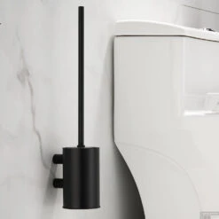 Toiletborstel Boss & Wessing Academy Mat Zwart -Sealkin Badkamermeubilair Winkel toiletborstel boss wessing academy mat zwart 2