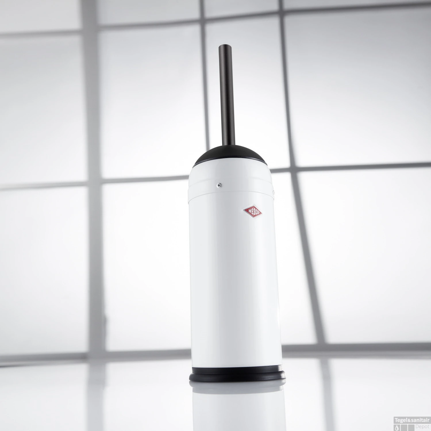 Toiletborstel Wesco 11x11x41 Cm Mat Grijs 4 Toiletborstel Wesco 11x11x41 Cm Mat Grijs - Afbeelding 2