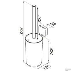 Toiletborstel Met Houder Geesa Topaz Hangend Model Mat Zwart 11 Toiletborstel Met Houder Geesa Topaz Hangend Model Mat Zwart -Sealkin Badkamermeubilair Winkel toiletborstel met houder geesa topaz hangend model mat zwart tech