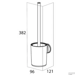 Toiletborstel Met Houder Tiger Tune Mat Zwart Met Goud -Sealkin Badkamermeubilair Winkel toiletborstel met houder tiger tune messing geborsteld zwart tech