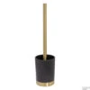 Toiletborstel Met Houder Tiger Tune Vrijstaand Messing Geborsteld / Zwart -Sealkin Badkamermeubilair Winkel toiletborstel met houder tiger tune vrijstaand messing geborsteld zwart shop