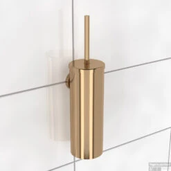 Toiletborstelhouder Haceka Kosmos Hangend Geborsteld Koper