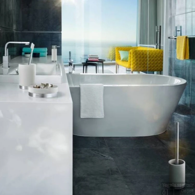 Toiletborstelhouder Blomus Ara Design Polystone Grijs 4 Toiletborstelhouder Blomus Ara Design Polystone Grijs - Afbeelding 2